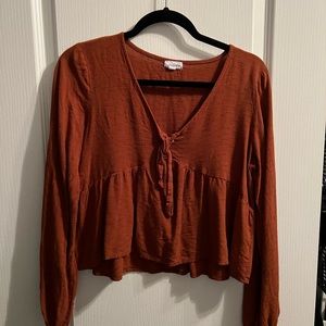 Brown Blouse